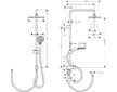 Hansgrohe Vernis Shape - Sprchový set Showerpipe 230 Reno, matná černá 26282670
