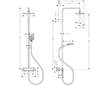 Hansgrohe Vernis Shape - Sprchový set Showerpipe 230 s termostatem, EcoSmart, chrom 26097000