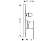 Hansgrohe Vernis Shape - Vanová baterie pod omítku, s tělesem, matná černá 71472670