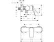 Hansgrohe Vivenis - Sprchová baterie, kartáčovaný černý chrom 75623340