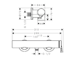 Hansgrohe Vivenis - Sprchová baterie, matná bílá 75620700
