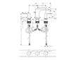 Hansgrohe Vivenis - Umyvadlová baterie s výpustí, 3-otvorová instalace, EcoSmart, matná černá 75033670