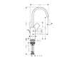 Hansgrohe Vivenis - Umyvadlová baterie, s výpustí a otočným výtokem, EcoSmart, matná černá 75030670