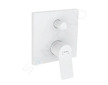 Hansgrohe Vivenis - Vanová baterie pod omítku, 2 výstupy, matná bílá 75416700