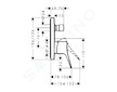 Hansgrohe Vivenis - Vanová baterie pod omítku, 2 výstupy, matná bílá 75416700