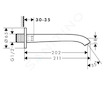 Hansgrohe Vivenis - Vanová vpusť, chrom 75410000