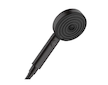 Hansgrohe WallStoris - Set sprchové hlavice 105, 3 proudy a koupelnových doplňků, matná černá 24291670