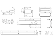Hansgrohe WallStoris - Set sprchové hlavice 105, 3 proudy, termostatu a koupelnových doplňků, matná černá 24250670