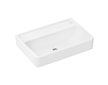 Hansgrohe Xanuia Q - Umyvadlo 55x37 cm, bez přepadu, bez otvoru pro baterii, SmartClean, bílá 61123450