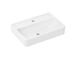 Hansgrohe Xanuia Q - Umyvadlo 55x37 cm, bez přepadu, otvor pro baterii, SmartClean, bílá 61122450