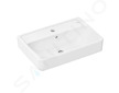 Hansgrohe Xanuia Q - Umyvadlo 55x37 cm, s přepadem, otvor pro baterii, bílá 60209450