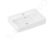 Hansgrohe Xanuia Q - Umyvadlo 55x37 cm, s přepadem, otvor pro baterii, SmartClean, bílá 61120450