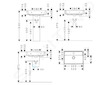 Hansgrohe Xanuia Q - Umyvadlo 55x37 cm, s přepadem, otvor pro baterii, SmartClean, bílá 61120450