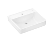 Hansgrohe Xanuia Q - Umyvadlo 55x48 cm, bez přepadu, otvor pro baterii, bílá 60236450