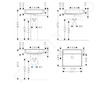 Hansgrohe Xanuia Q - Umyvadlo 55x48 cm, s přepadem, bez otvoru pro baterii, bílá 60235450