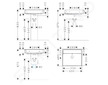 Hansgrohe Xanuia Q - Umyvadlo 55x48 cm, s přepadem, bez otvoru pro baterii, bílá 60239450
