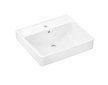 Hansgrohe Xanuia Q - Umyvadlo 55x48 cm, s přepadem, otvor pro baterii, bílá 60132450