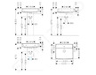 Hansgrohe Xanuia Q - Umyvadlo 55x48 cm, s přepadem, otvor pro baterii, bílá 60238450