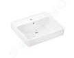 Hansgrohe Xanuia Q - Umyvadlo 55x48 cm, s přepadem, otvor pro baterii, SmartClean, bílá 61009450