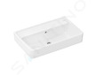 Hansgrohe Xanuia Q - Umyvadlo 60x37 cm, s přepadem, bez otvoru pro baterii, SmartClean, bílá 61125450
