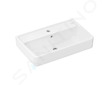 Hansgrohe Xanuia Q - Umyvadlo 60x37 cm, s přepadem, otvor pro baterii, SmartClean, bílá 61124450