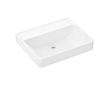 Hansgrohe Xanuia Q - Umyvadlo 60x48 cm, bez přepadu, bez otvoru pro baterii, SmartClean, bílá 61151450