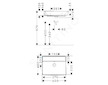 Hansgrohe Xanuia Q - Umyvadlo 60x48 cm, s přepadem, bez otvoru pro baterii, bílá 60244450