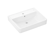 Hansgrohe Xanuia Q - Umyvadlo 60x48 cm, s přepadem, otvor pro baterii, bílá 60133450