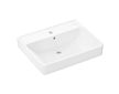 Hansgrohe Xanuia Q - Umyvadlo 60x48 cm, s přepadem, otvor pro baterii, bílá 60243450