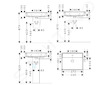 Hansgrohe Xanuia Q - Umyvadlo 60x48 cm, s přepadem, otvor pro baterii, SmartClean, bílá 61010450