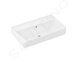 Hansgrohe Xanuia Q - Umyvadlo 65x39 cm, s přepadem, bez otvoru pro baterii, bílá 60218450