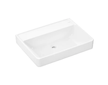 Hansgrohe Xanuia Q - Umyvadlo 65x48 cm, bez přepadu, bez otvoru pro baterii, bílá 60247450