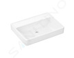 Hansgrohe Xanuia Q - Umyvadlo 65x48 cm, bez přepadu, bez otvoru pro baterii, SmartClean, bílá 61154450