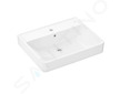 Hansgrohe Xanuia Q - Umyvadlo 65x48 cm, s přepadem, otvor pro baterii, bílá 60134450