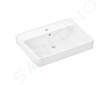 Hansgrohe Xanuia Q - Umyvadlo 65x48 cm, s přepadem, otvor pro baterii, bílá 60252450