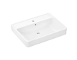 Hansgrohe Xanuia Q - Umyvadlo 65x48 cm, s přepadem, otvor pro baterii, bílá 60252450
