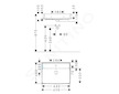 Hansgrohe Xanuia Q - Umyvadlo 65x48 cm, s přepadem, otvor pro baterii, bílá 60252450