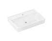 Hansgrohe Xanuia Q - Umyvadlo 70x48 cm, bez přepadu, otvor pro baterii, SmartClean, bílá 61134450