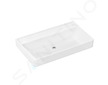 Hansgrohe Xanuia Q - Umyvadlo 80x48 cm, bez přepadu, bez otvoru pro baterii, bílá 60228450