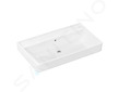 Hansgrohe Xanuia Q - Umyvadlo 80x48 cm, s přepadem, bez otvoru pro baterii, bílá 60226450