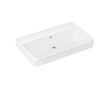 Hansgrohe Xanuia Q - Umyvadlo 80x48 cm, s přepadem, bez otvoru pro baterii, bílá 60226450