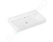 Hansgrohe Xanuia Q - Umyvadlo 80x48 cm, s přepadem, bez otvoru pro baterii, bílá 60251450