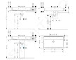 Hansgrohe Xanuia Q - Umyvadlo 80x48 cm, s přepadem, bez otvoru pro baterii, SmartClean, bílá 61137450