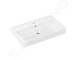 Hansgrohe Xanuia Q - Umyvadlo 80x48 cm, s přepadem, otvor pro baterii, bílá 60225450