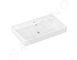 Hansgrohe Xanuia Q - Umyvadlo 80x48 cm, s přepadem, otvor pro baterii, bílá 60250450