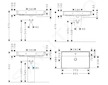 Hansgrohe Xanuia Q - Umyvadlo 80x48 cm, s přepadem, otvor pro baterii, SmartClean, bílá 61136450