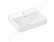 Hansgrohe Xanuia Q - Umývátko 50x39 cm, s přepadem, otvor pro baterii, bílá 60131450