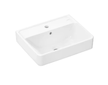 Hansgrohe Xanuia Q - Umývátko 50x39 cm, s přepadem, otvor pro baterii, bílá 60131450