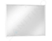Hansgrohe Xarita E - Zrcadlo s LED osvětlením a vyhříváním, 100x70 cm, IR senzor, matná bílá 54995700
