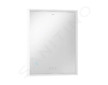 Hansgrohe Xarita E - Zrcadlo s LED osvětlením a vyhříváním, 60x70 cm, dotykový senzor, matná bílá 54988700